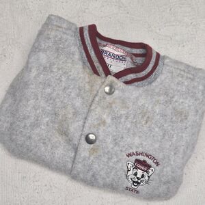 Vintage Brandon Washington State Cougars 3T Toddler Varsity Jacket College Pride